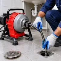 لوله باز کنی تخصصی با دستگاه فنر برقی