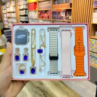 اپل واچ دخترانه نسخه اصلی با ست جواهرات و 3 تا بند