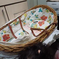 سبد حصیری حمل نوزاد