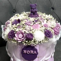 هدیه باکسگلنوزادی و بچه باکس گل