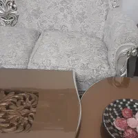 مبل استیل ۹ نفره + نهار خوری ۱۰ نفره|مبلمان خانگی و میز عسلی|تهران, کوی بیمه|دیوار