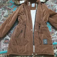 کاپشن سیلیکونی دخترانه شیک سایز48