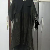 مانتوی پانچ تک جیب حریر