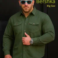 پیراهن کتان کجراه بهاره سایزبزرگ۳XL تا ۶XL