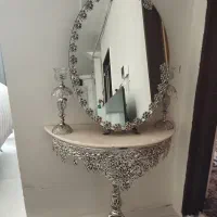 آینه و کنسول . میز تلویزیون رادیویی