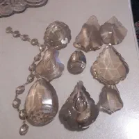 ۱۰۰۰ عدد آویز کریستالی شامپاینی  و گوی و  ریسه|لوستر و چراغ آویز|تهران, تهرانسر شرقی|دیوار