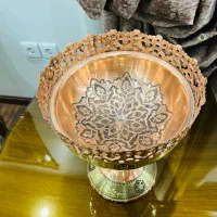 آجیل خوری مس و خاتم شبکه بری ممتاز آقاجانی|صنایع دستی و سایر لوازم تزئینی|تهران, سنائی|دیوار