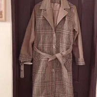 یک پالتو زنانه کشمیر ویک پیراهن خارجی نو