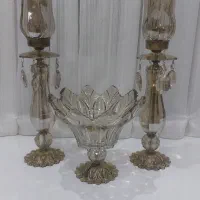 ست شمعدان ومیوه خوری|صنایع دستی و سایر لوازم تزئینی|تهران, شمیران‌نو|دیوار