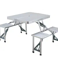 میز و صندلی تاشو (چمدان شو) 4 نفره