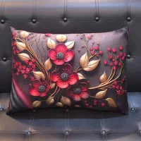 روبالشی مخمل پورش سه بعدی لمینت شده|رختخواب، بالش، پتو|فین, |دیوار