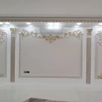 گچبری مدرن پیش ساخته پتینه کاری میکروسمنت ورق طلا|خدمات پیشه و مهارت|مشهد, وکیلآباد|دیوار