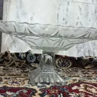 دو عدد ظرف میوه خوری شیشه ای