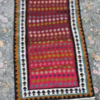 گلیم دستباف|گلیم، جاجیم، گبه|کرمانشاه, |دیوار