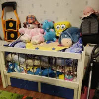 تخت کودک به همراه تشک