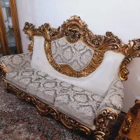 سرویس مبلمان استیل سلطنتی|مبلمان خانگی و میز عسلی|بروجرد, |دیوار