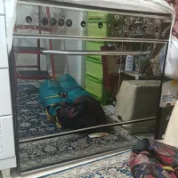 گاز ۵ شعله فر دار سالم سالم تمیز در حد