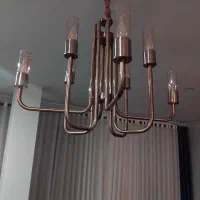 لوستر ۸ شعله برنز