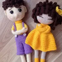 عروسک بافتنی گوگولی