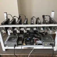 ریگ اتریوم /ماینر/کارت گرافیک/RX580/قطعات کامپیوتر|قطعات و لوازم جانبی رایانه|قم, ارم|دیوار