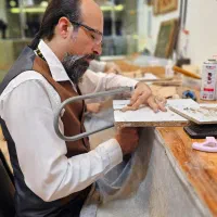 آموزش معرق چوب و آموزش خوشنویسی