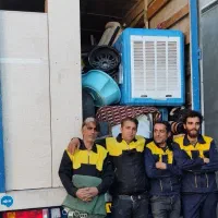 باربری و حمل بار و اثاثیه منزل شبانه روزی با کارگر