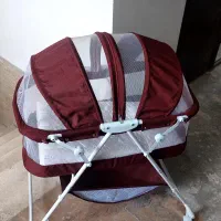 گهواره برقی موزیکال/ تخت تاشو نوزاد/ کریر و بسکت|اسباب و اثاث بچه|رشت, انصاری|دیوار