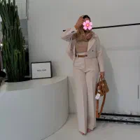 کراپ کت و شلوار بگ مجلسی