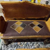 مبلمان چوبی روستیک|مبلمان خانگی و میز عسلی|چالوس, |دیوار