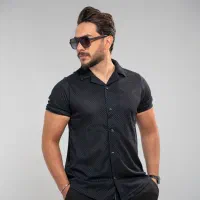 پیراهن مردانه اسپرت ترک گرم بالا طرح MAX