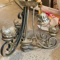 فروش یک عدد لوستر سه شاخه سالم