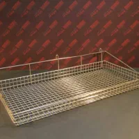 طوری آبچکان سرخ کن دیواری استیل توری ترولی