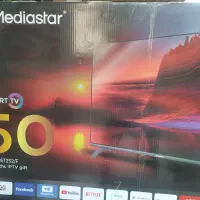 تلویزیون هوشمند مدیا استار 50اینچ.پلمپ و نو