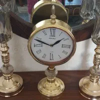 ست شمعدان وساعت