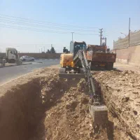 خاکبرداری گودبرداری مینی بیل و پیکور . پاکت