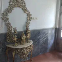 آینه وشمعدانی آلومینیوم