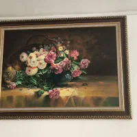 تابلو رنگ روغن کاردست هنرمند