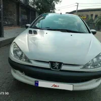 پژو ۲۰۶ وی۸ مدل ۹۹ سفید بیرنگ درحد صفر|خودرو سواری و وانت|بابل, |دیوار