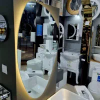 اینه پشت لایت دفرمه طرح متنوع|آینه|تبریز, |دیوار