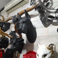 مجسمه سگ دکوری دیواری