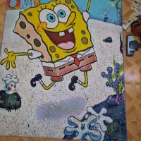 گلیم فانتزی تمیزو سالم