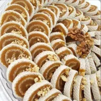 سینی حلوا رولتی اقتصادی برای مجالس