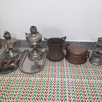 اشیا مسی قدیمی|کلکسیون اشیاء عتیقه|خرم‌آباد, |دیوار