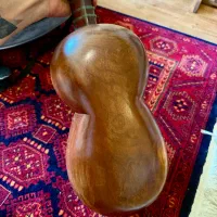 تار آذری عتیقه کاسه یک تکه کلکسیونی ۸۰ ساله