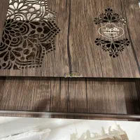 دو عدد جعبه چوبی و فلزی کادو نو و سالم