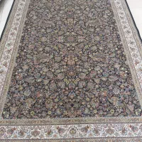 ۹متری ۱۰۰۰شانه طرح افشان گُلِ مرغ سرمه ای|فرش|بروجرد, |دیوار