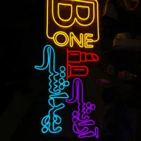 پلاک ال ای دی چنلیوم نئون پلکسی PVC برجسته باکس|فروشگاه و مغازه|رشت, رودباری|دیوار