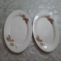 دو عدد دیس گلسرخی