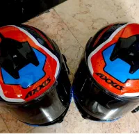 دو عدد کلاه کاسکت فک ثابت اکسیس