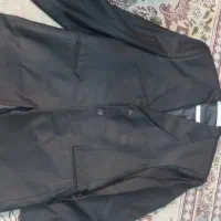 دوعدد کت شلوار مشکی و نوک مدادی سایز 50